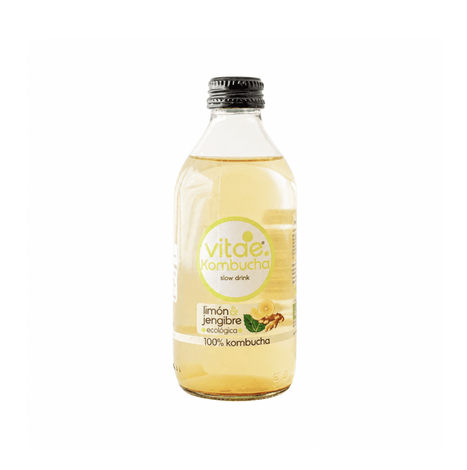 Hovedbilde KOMBUCHA FRUTOS LIMÓN Y JENGIBRE 250ml VITAE