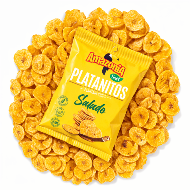 Hovedbilde PLATANITOS AMAZONIA SALADOS 75g